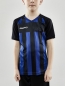 Preview: Kinder Craft Progress 2.0 Stripe Trikot - Schwarz/Blau