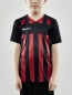 Preview: Kinder Craft Progress 2.0 Stripe Trikot - Schwarz/Rot