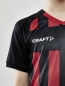 Preview: Kinder Craft Progress 2.0 Stripe Trikot - Schwarz/Rot