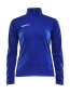 Preview: Damen Trainingssweat - Craft Progress Halfzip - Blau/Weiß
