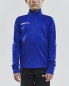 Preview: Kinder Trainingssweat - Craft Progress Halfzip - Blau/Weiß