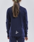 Preview: Kinder Trainingssweat - Craft Progress Halfzip - Navy/Weiß