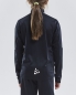 Preview: Kinder Trainingssweat - Craft Progress Halfzip - Schwarz/Weiß