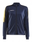 Preview: Damen Trainingsjacke Craft Progress Jacket - Navy/Gelb