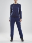 Preview: Damen Trainingssweatshirt Craft Progress R-Neck - Navy/Weiß