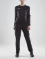 Preview: Damen Trainingssweatshirt Craft Progress R-Neck - Schwarz/Weiß