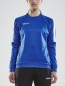 Preview: Damen Trainingssweatshirt Craft Progress R-Neck - Blau/Weiß