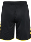 Preview: Kinder Hummel Core 2.0 Shorts BLACK/ BLAZING YELLOW