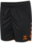 Preview: Damen Hummel Core 2.0 Shorts BLACK/ ORANGE TIGER
