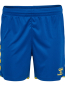 Preview: Damen Hummel Core 2.0 Shorts TRUE BLUE/ BLAZING YELLOW