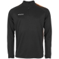 Preview: Kinder Trainingssweat Stanno First Zip Top Schwarz/Orange