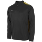 Preview: Kinder Trainingssweat Stanno First Zip Top Schwarz/Gelb