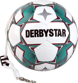 Derbystar Fußball Swing Weiß-Rot-Silber