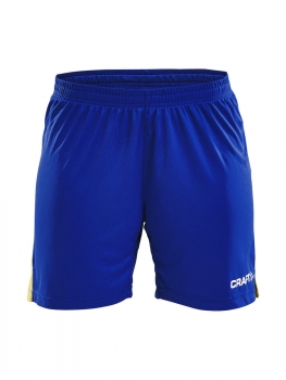 Damen Craft Progress Short Contrast - Blau/Gelb