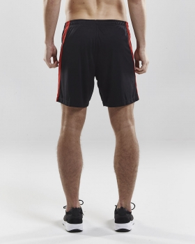 Preview: Herren Craft Progress Short Contrast - Schwarz/Rot