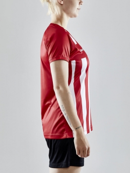Preview: Damen Craft Progress 2.0 Stripe Trikot - Rot/Weiß