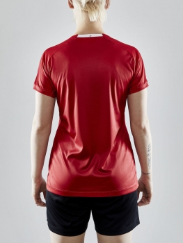 Preview: Damen Craft Progress 2.0 Stripe Trikot - Rot/Weiß