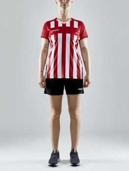 Preview: Damen Craft Progress 2.0 Stripe Trikot - Rot/Weiß