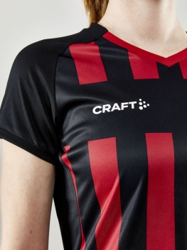 Preview: Damen Craft Progress 2.0 Stripe Trikot - Schwarz/Rot