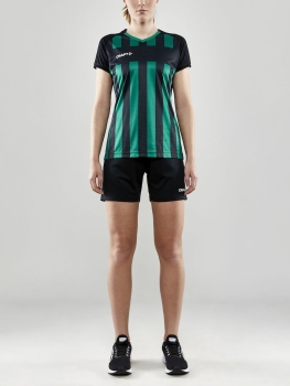 Damen Craft Progress 2.0 Stripe Trikot - Schwarz/Grün