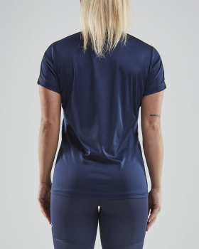 Preview: Damen Craft Progress Contrast Trikot - Navy/Gelb