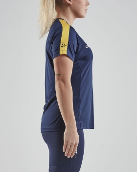 Preview: Damen Craft Progress Contrast Trikot - Navy/Gelb