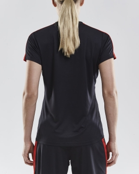 Preview: Damen Craft Progress Contrast Trikot - Schwarz/Rot