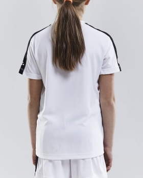 Kinder Craft Progress Contrast Trikot - Weiß/Schwarz