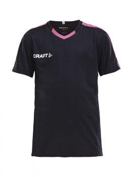 Kinder Craft Progress Contrast Trikot - Schwarz/Pink