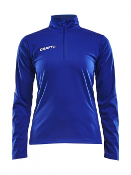 Preview: Damen Trainingssweat - Craft Progress Halfzip - Blau/Weiß