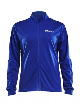 Preview: Damen Trainingsjacke Craft Progress Jacket - Blau/Weiß