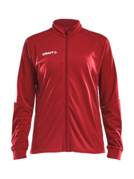 Preview: Damen Trainingsjacke Craft Progress Jacket - Rot/Weiß