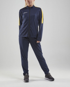 Damen Trainingsjacke Craft Progress Jacket - Navy/Gelb