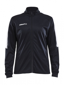 Preview: Damen Trainingsjacke Craft Progress Jacket - Schwarz/Weiß