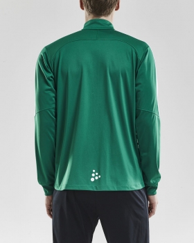Herren Trainingsjacke Craft Progress Jacket - Grün/Weiß