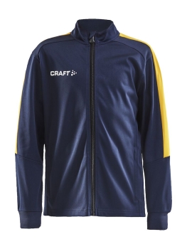 Kinder Trainingsjacke Craft Progress Jacket - Navy/Gelb