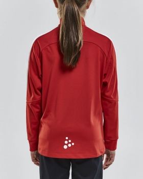 Kinder Trainingsjacke Craft Progress Jacket - Rot/Weiß