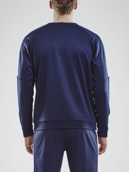 Preview: Craft Progress R-Neck Trainingssweatshirt - Navy/Weiß