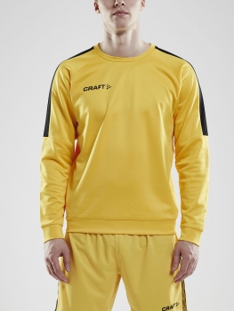 Craft Progress R-Neck Trainingssweatshirt - Gelb/Schwarz