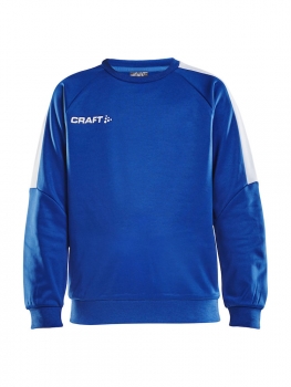Kinder Trainingssweatshirt Craft Progress R-Neck - Blau/Weiß