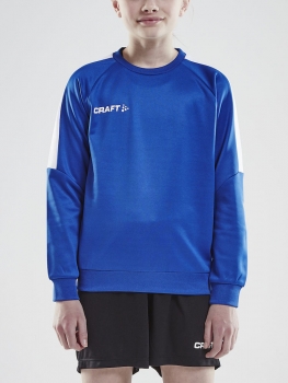 Kinder Trainingssweatshirt Craft Progress R-Neck - Blau/Weiß