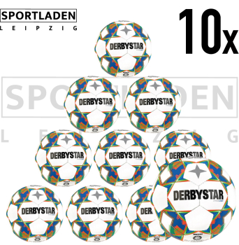 10er Ballpaket Derbystar Atmos Light Kinderfußball - Kunstrasen