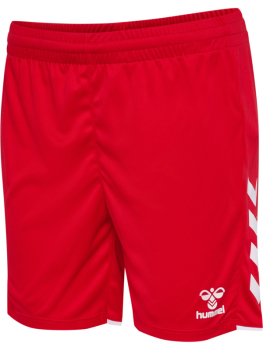 Damen Hummel Core 2.0 Shorts TRUE RED/ WHITE