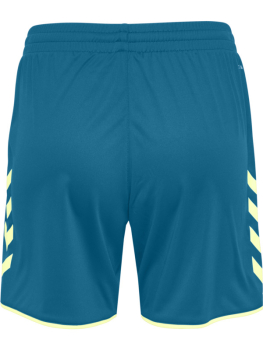 Preview: Damen Hummel Core 2.0 Shorts CELESTIAL/ PALE LIME YELLOW