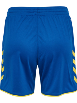 Preview: Damen Hummel Core 2.0 Shorts TRUE BLUE/ BLAZING YELLOW