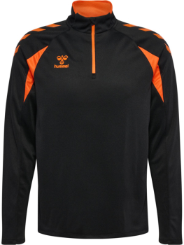 Preview: Hummel Core 2.0 Half Zip BLACK/ORANGE