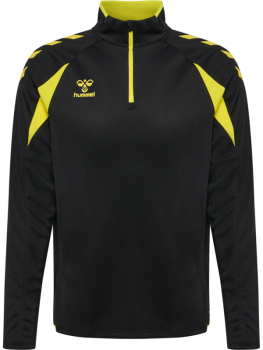 Preview: Hummel Core 2.0 Half Zip BLACK/BLAZING YELLOW