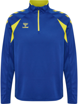 Preview: Hummel Core 2.0 Half Zip TRUE BLUE/BLAZING YELLOW