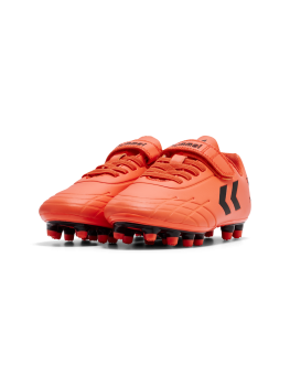 Kinder Fußballschuhe Klett - Hummel Top Star FG Nasturtium