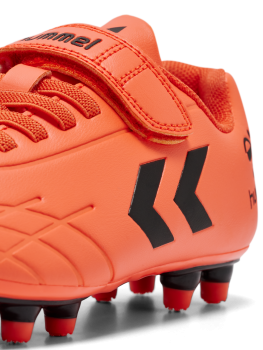 Kinder Fußballschuhe Klett - Hummel Top Star FG Nasturtium